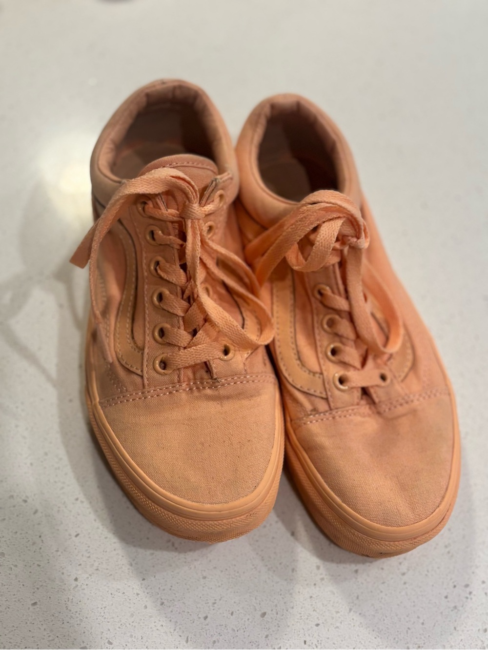 Vans Peach Canvas Old Skool Sneakers